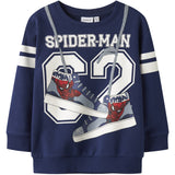Name It Blueprint Nmmadam Spider Nreg Sweat Bru Mar