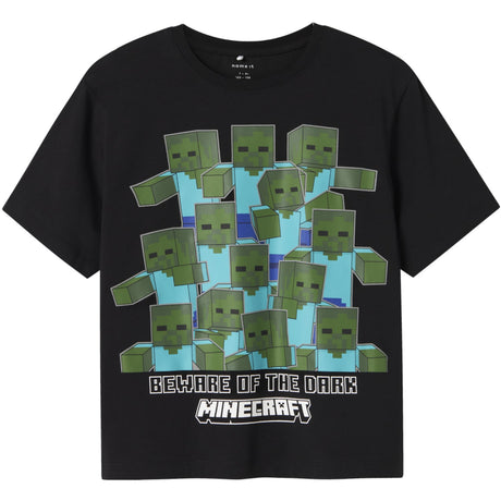 Name It Black Nkmsumba Minecraft Ss Nreg Topp Box Bfu