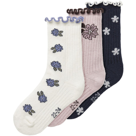 Name It Navy Blazer Nmfoalia 3-Pakning Strømper