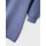 Name It Blue Ice Nkfomarian Ls Strikk Kjole