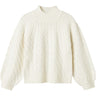 Name It Cloud Dancer Nkfnadalie Ls Strikk