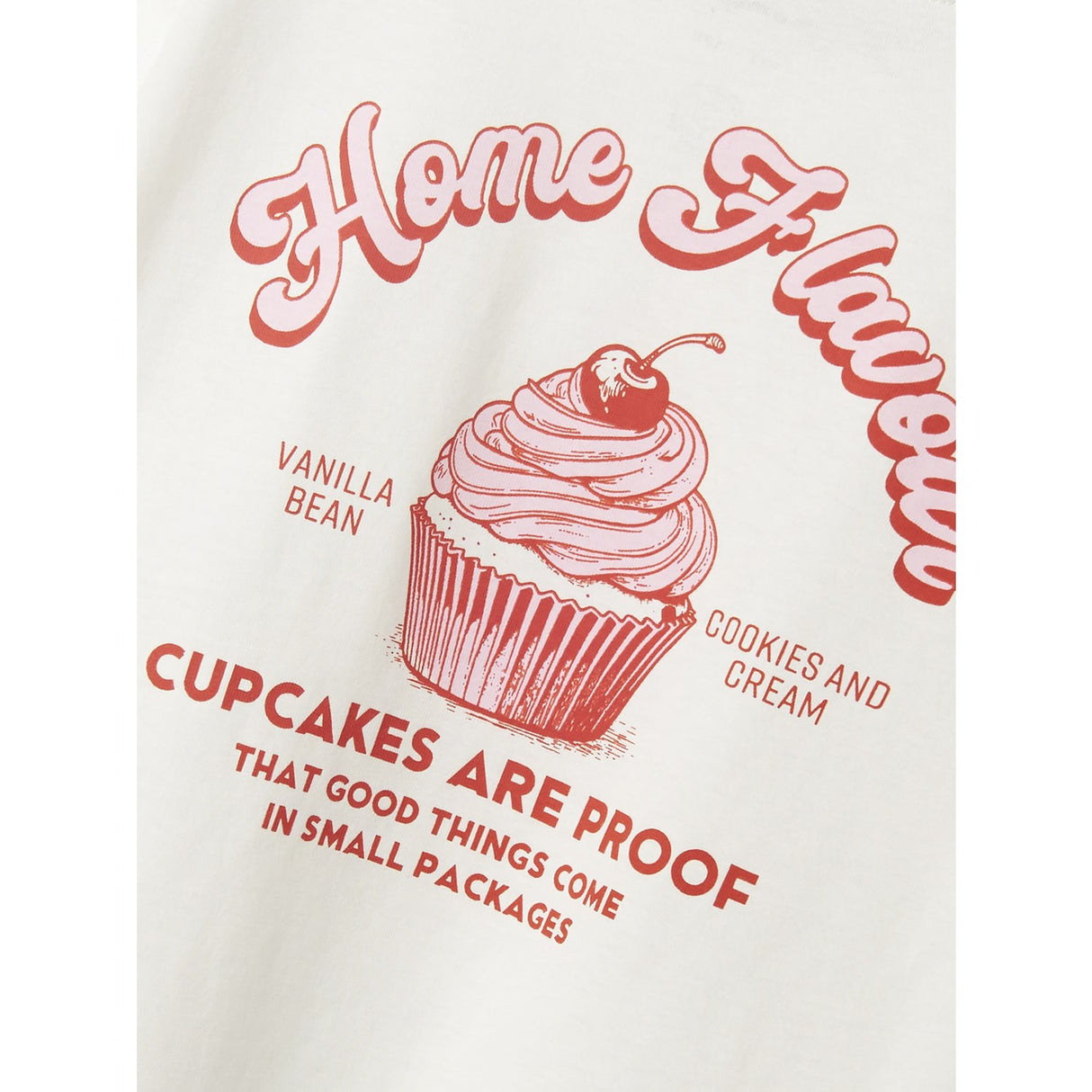 Name It Cloud Dancer Red Alert Nkfneata Ss Nreg Topp