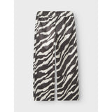 Name It Black Zebra Nkfofelias Wide Bukser