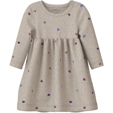 Name It Peyote Melange Nbfnutti Ls Kjole