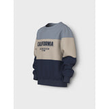 Name It Navy Blazer California Nkmvemil Ls Nreg Sweat Bru