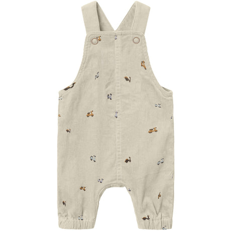 Name It Island Fossil Nbmryan Reg U R Emb Cord Overall 9500-Yt