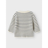 Name It Insignia Blue Cloud Dancer Nbmostripe Ls Strikk