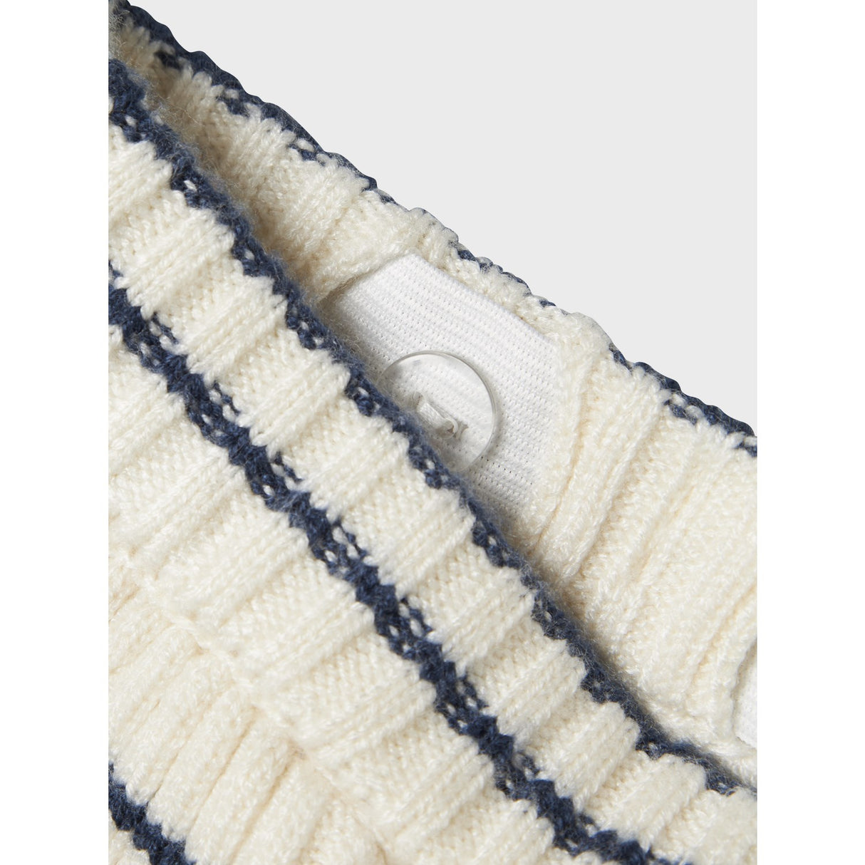 Name It Insignia Blue Cloud Dancer Nbmostripe Strikk Bukser