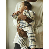 Name It Insignia Blue Cloud Dancer Nbmostripe Strikk Bukser