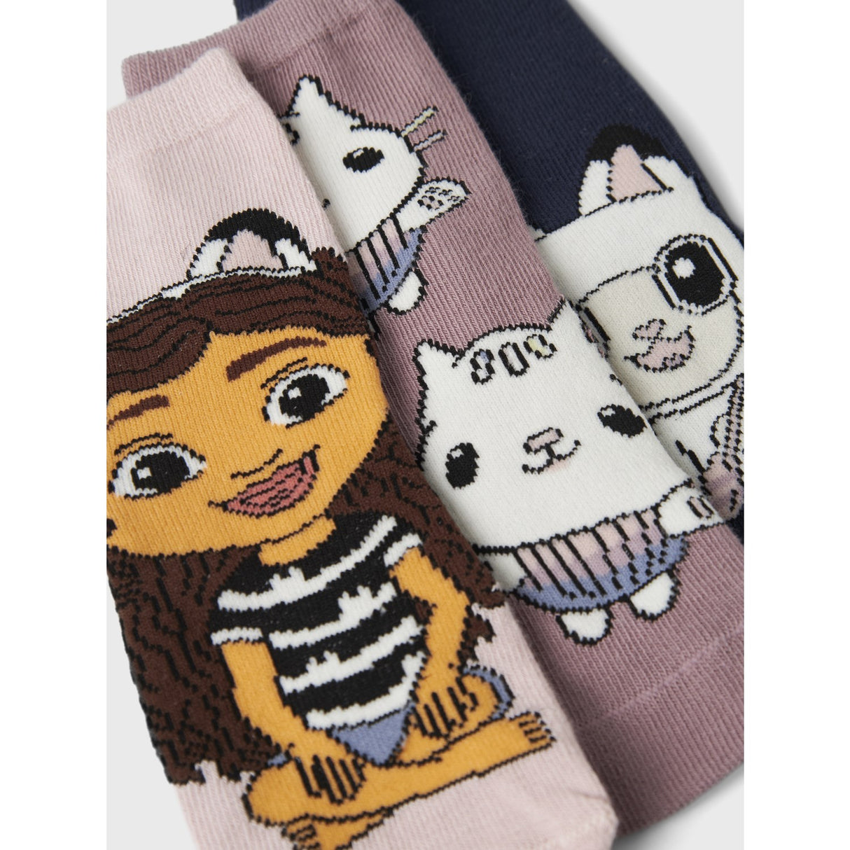 Name It Burnished Lilac Nmfsesara Gabby 3-Pakning Strømper Sky