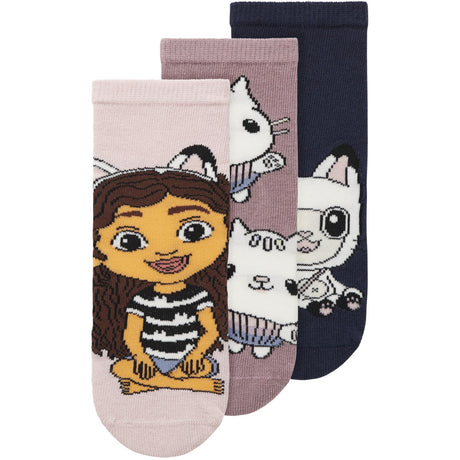 Name It Burnished Lilac Nmfsesara Gabby 3-Pakning Strømper Sky