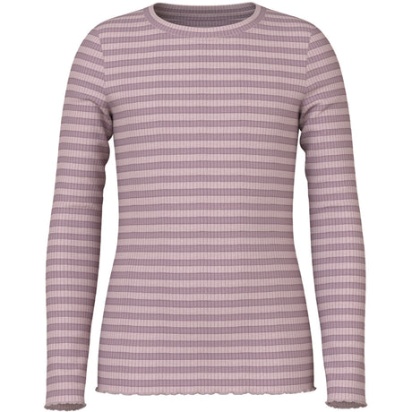 Name It Toadstool Burnished Lilac Nkfvemma Ls Slim Topp