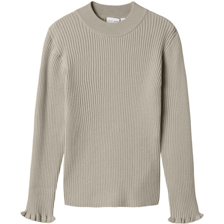 Name It Island Fossil Nkfvianna Ls Slim Strikk