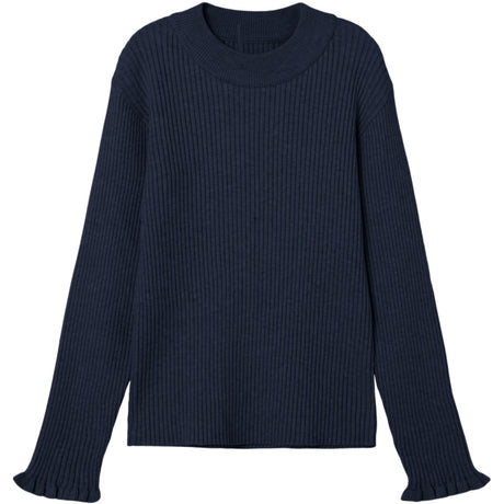 Name It Navy Blazer Nkfvianna Ls Slim Strikk