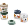 LIEWOOD Universe / Classic Navy Dominique Baby Food Tritan Boxes 100ML 4-Pakke
