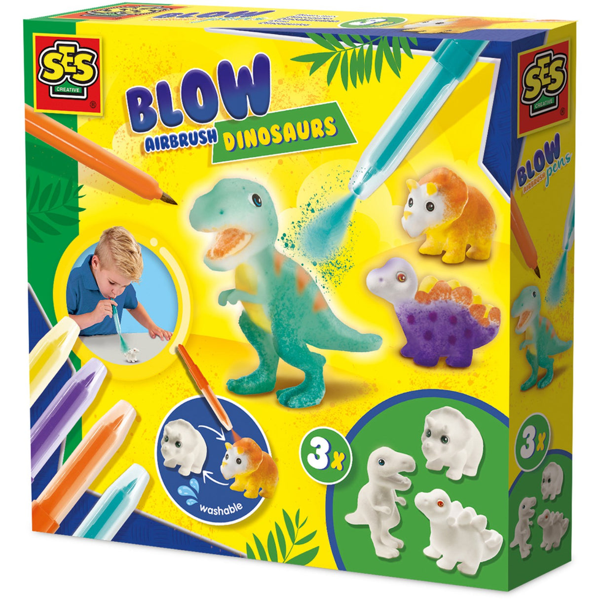 SES Creative Pustemarkører Dinosaurer