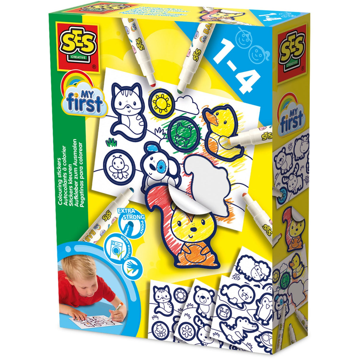 SES Creative Mine Første Fargeklistremerker