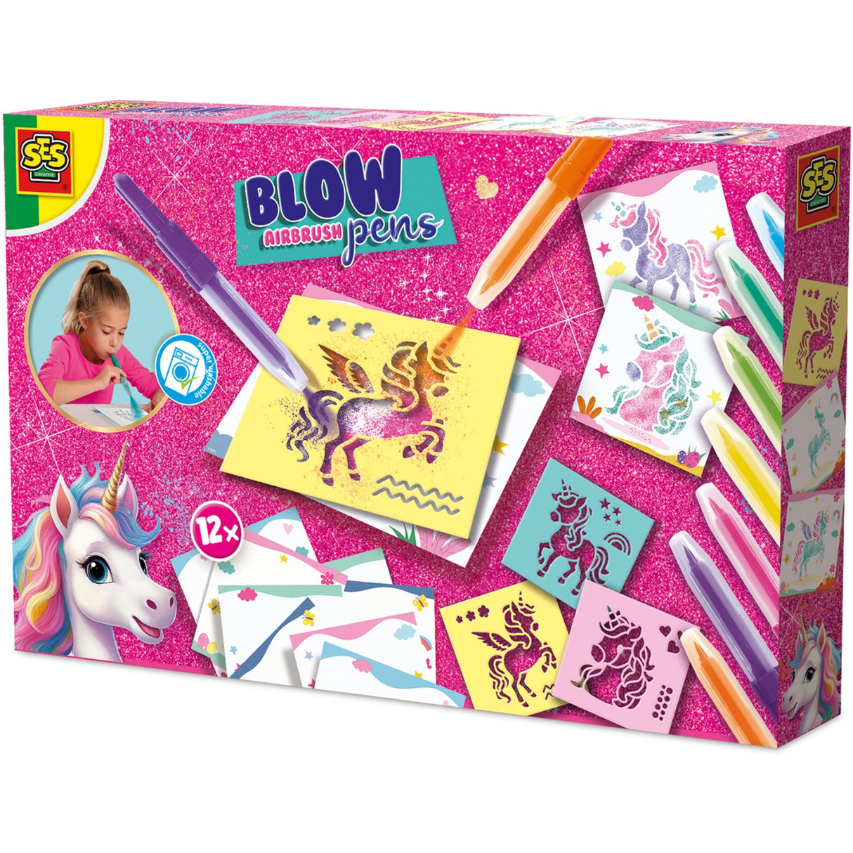 SES Creative Pustemarkører Enhjørning