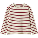 Lil'Atelier Turtledove Red Dahlia Nmflimia Ls Loose Topp Lil