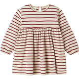 Lil'Atelier Turtledove Red Dahlia Nmflimia Ls Loose Kjole Lil