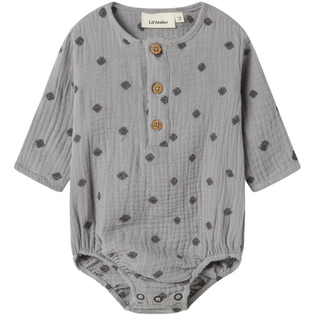 Lil'Atelier Ultimate Grey Nbmkoala Ls Loose Skjorte Body Lil