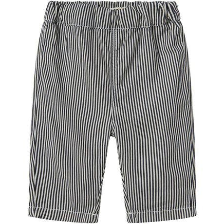 Lil'Atelier Dark Blue Denim White Nbmkasper Loose Twi Bukser 4021-Cm Lil