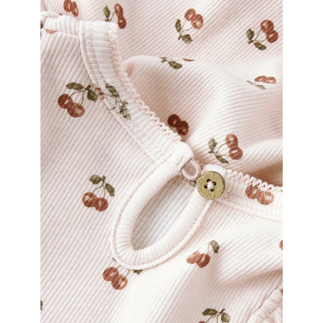 Lil'Atelier Silver Peony Cherry Nbflavo Ena Ls Reg Body Kjole