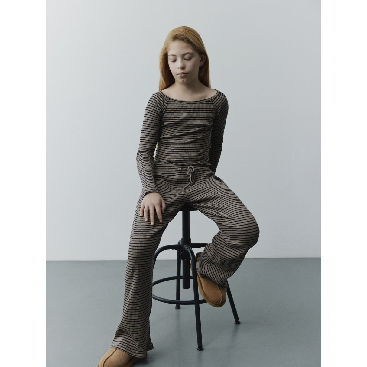 Sofie Schnoor Brown Striped AbigaleSY Trousers