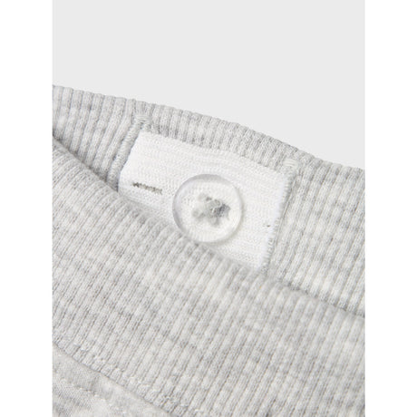 Name It Light Grey Melange Deep Lichten Green Nbntakki 2P Sweat Bukser Noos