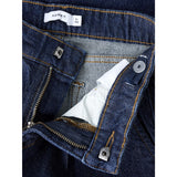 Name It Dark Blue Denim Unwashed Nkfbella Hw W Pleat Jeans 3020-Az L Noos