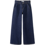 Name It Dark Blue Denim Unwashed Nkfbella Hw W Pleat Jeans 3020-Az L Noos