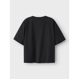 Name It Black Nkfjixera Squish Ss Rlx Topp Box Bfu