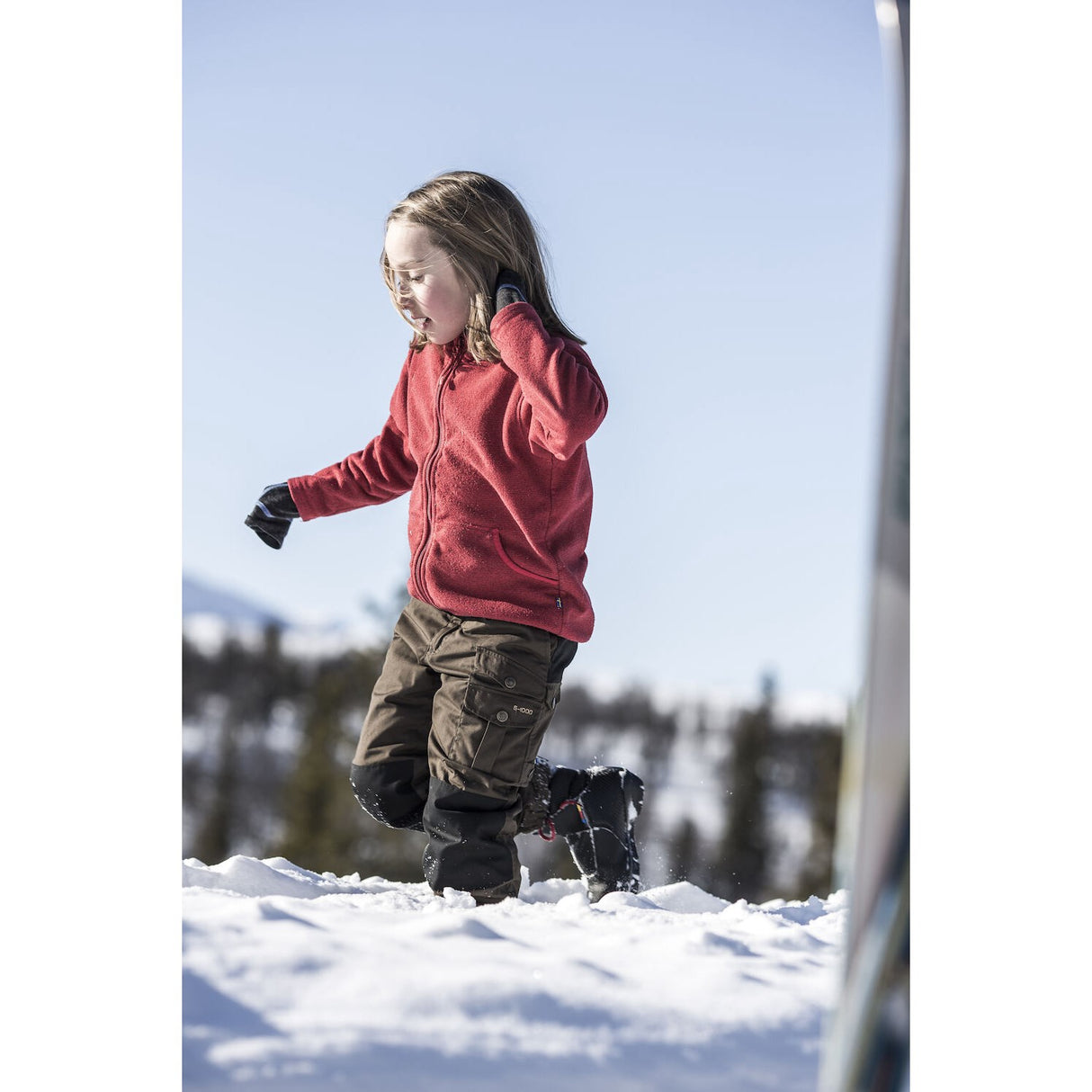 Fjällräven Deep Forest Kids Vidda Vattert Trousers