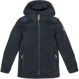 Fjällräven Dark Navy Kids Keb Fleece Hettegenser
