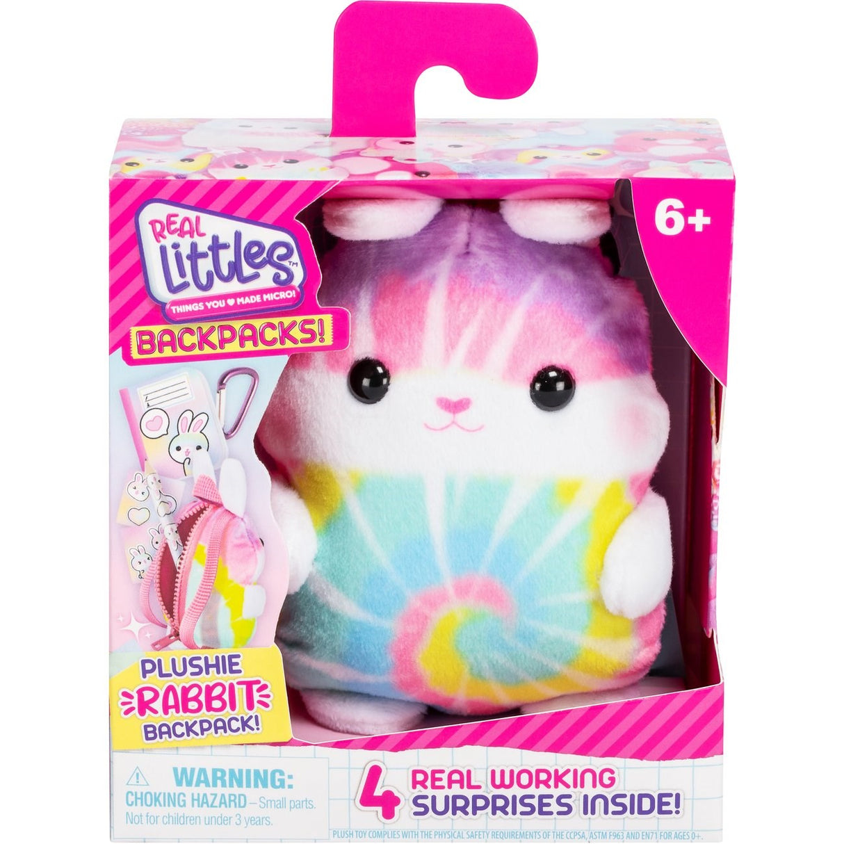 Real Littles Ryggsekk Plysj Rabbit