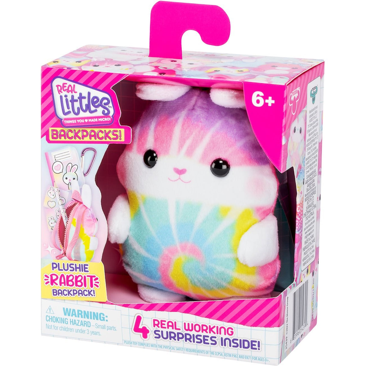 Real Littles Ryggsekk Plysj Rabbit