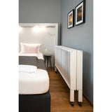 tiSsi® White Laquer Jori Sammenklappelig Seng Massiv Bøk