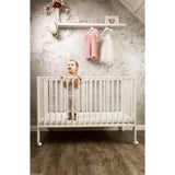 tiSsi® White Laquer Jori Sammenklappelig Seng Massiv Bøk