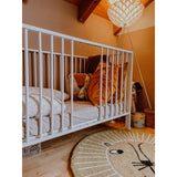 tiSsi® White Laquer Jori Sammenklappelig Seng Massiv Bøk