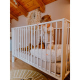 tiSsi® White Laquer Jori Sammenklappelig Seng Massiv Bøk