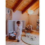 tiSsi® White Laquer Jori Sammenklappelig Seng Massiv Bøk