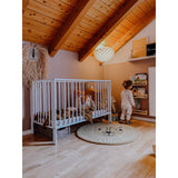 tiSsi® White Laquer Jori Sammenklappelig Seng Massiv Bøk