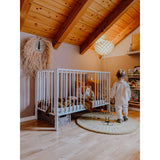 tiSsi® White Laquer Jori Sammenklappelig Seng Massiv Bøk