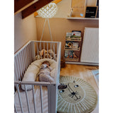 tiSsi® White Laquer Jori Sammenklappelig Seng Massiv Bøk