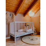 tiSsi® White Laquer Jori Sammenklappelig Seng Massiv Bøk