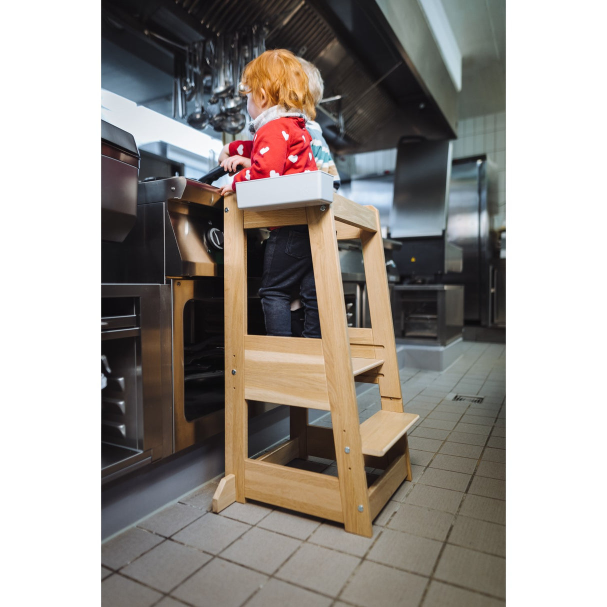 tiSsi® Grey Felix Box I Grå Plast Til Læringstårn Felix