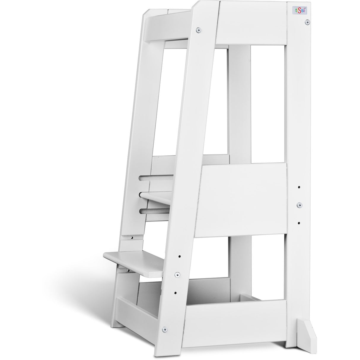 tiSsi® White Laquer Felix Læringstårn Massiv Bøk