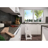 tiSsi® White Laquer Felix Læringstårn Massiv Bøk