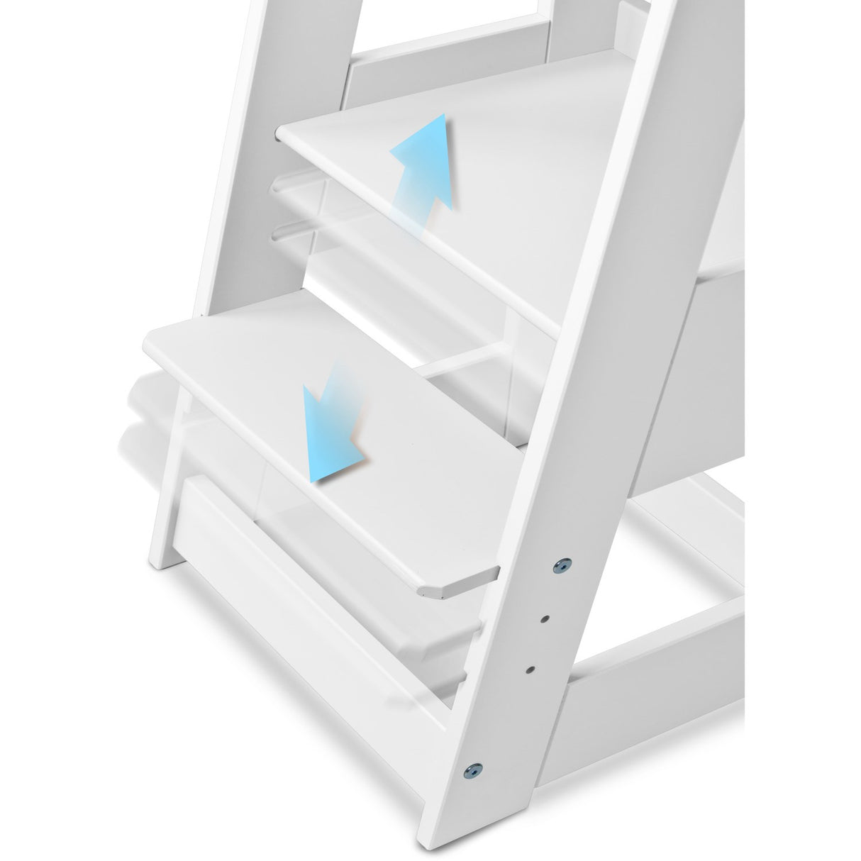 tiSsi® White Laquer Felix Læringstårn Massiv Bøk