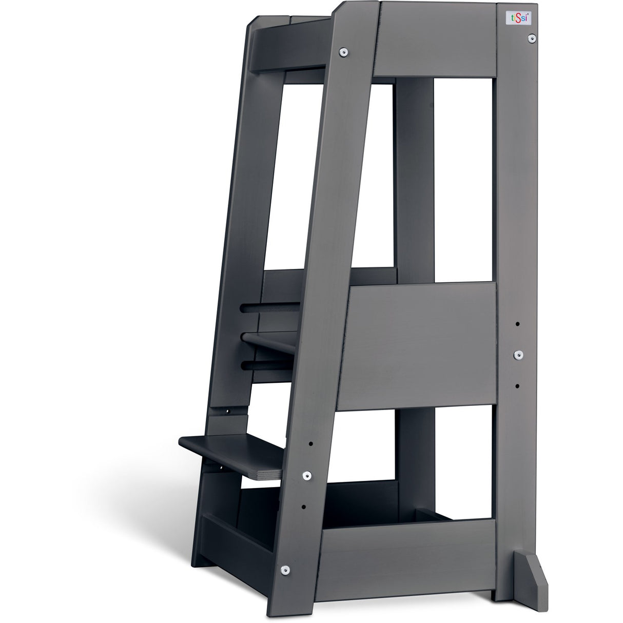 tiSsi® Grey Laquer Felix Læringstårn Massiv Bøk